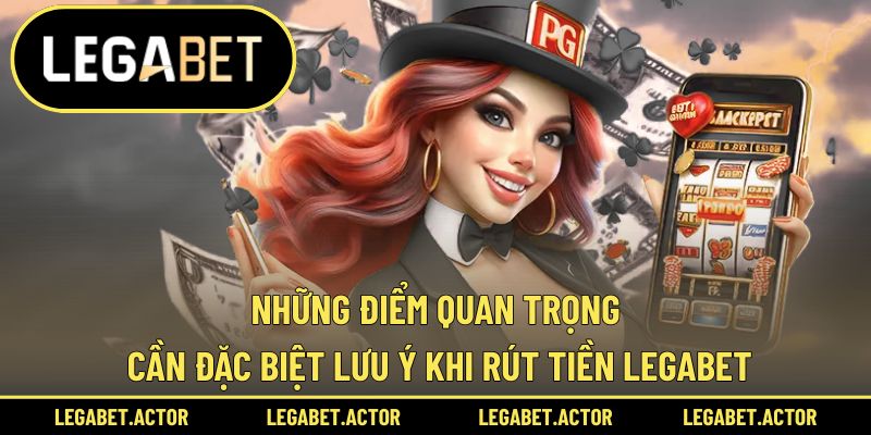 Những điểm quan trọng cần đặc biệt lưu ý khi rút tiền Legabet